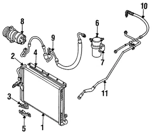 Genuine GM A/C Condenser 52482104 - Picture 1 of 1