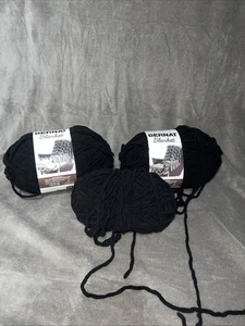 Bernat Blanket Yarn Black 300g X2 Plus Partial Ball - Picture 1 of 1