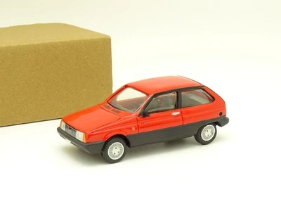 Résine SB 1/43 - Citroen Axel 12 TRS Rouge 1990 - Photo 1/3