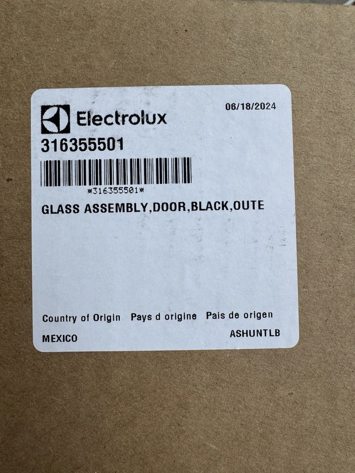 Conjunto completo de puerta de horno de estufa Frigidaire fabricante de equipos originales 316355501 5304518029 316423814 Foto 1 de 1