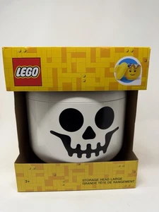 NEW LEGO Storage Head LARGE Skeleton Skull Container Halloween - Picture 1 of 7