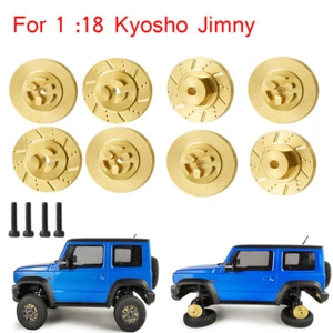 For RC Car 1:18 Kyosho Jimny Hex Hub Conversion/Widened Counterweight Adapters - Picture 1 of 15