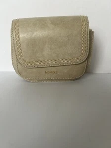 Mini Square Crossbody Bag Retro Style Flap Purse Multi Layer Shoulder Bag Beige - Picture 1 of 8