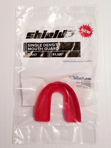 Shield Single Density Strapless Adult Mouth Guard Red - Picture 1 of 2