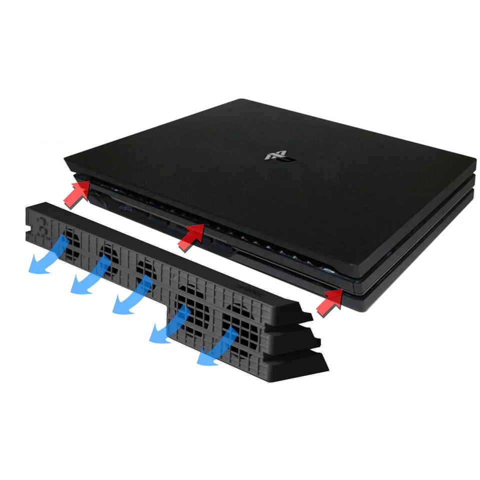 Ventilador de refrigeración USB externo para consola de juegos PS4 Pro negro Foto 1 de 2