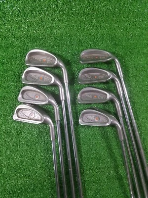 Ping Eye 2 Orange Dot 3 - PW Iron RH ZZ Lite Steel Shaft 1071A Lamkin Grips - Image 1 of 4