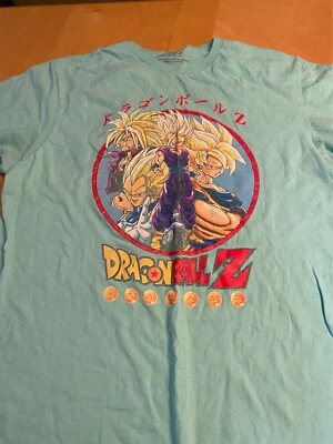 DRAGONBALLZ НОВОМ ЗЕЛЕНЫЙ ГРАФИЧЕСКИЙ АНИМЕ РУБАШКА ЖЕНЩИН M - Изображение 1 из 3
