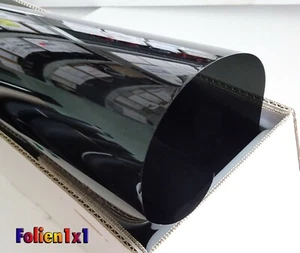20€/qm 350 cmx 76 cm Profi Auto Tönungsfolie tiefschwarz Panthera 295 mit ABG - Bild 1 von 1