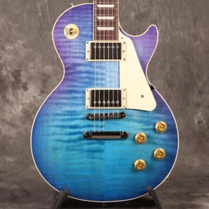 Gibson USA/Les Paul Standard 50s Figured Top Blueberry Burst Guitar w/Hard Case - Picture 1 of 8