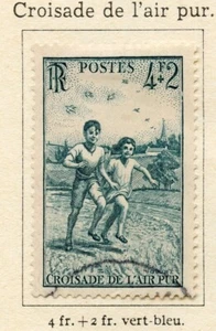 PHOTO CONTRACTUELLE / TIMBRES FRANCE OBLITERE N° 740 CROISADE DE L'AIR PUR - Photo 1/1