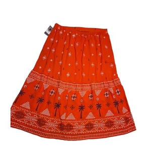 NWT SOFIA JEANS Sofia Vergara 3X Red Alert Embroidered skirt - Picture 1 of 6