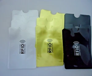 10 Stück-RFID Kredit Debit ID Karten Hülle Blockierung Sicherheitsschild Anti Diebstahl* - Bild 1 von 4