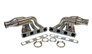 FOR Plymouth HEMI 7.0L 426 - 572 CUDA Twin Turbo Manifolds Headers Superbird SS - Picture 1 of 2
