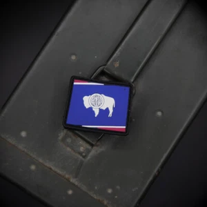 Wyoming State Flag PVC Morale Patch - Picture 1 of 1