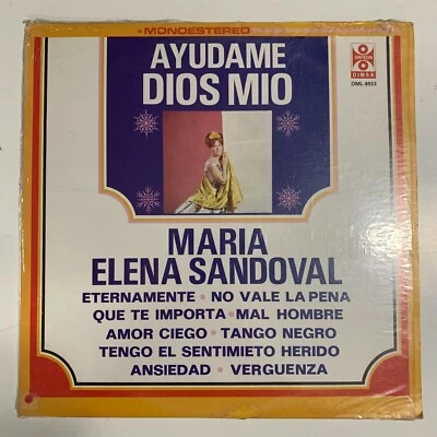 Maria Elena Sandoval, Ayudame Dios Mio Vol I, 1975 Mexican Lp Bolero Foto 1 de 4