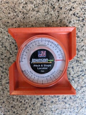 Johnson Level & Tool 750 Pitch & Slope 8.75 L x 4.75 W x 0.88 H orange  - Image 1 of 3