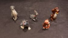 5 DISNEYKIN LADY AND THE TRAMP FIGURES - ALL 100%