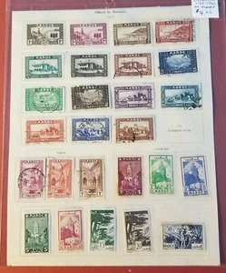 MOROCCO 44 Postage Stamps 1933-1940 - Picture 1 of 2