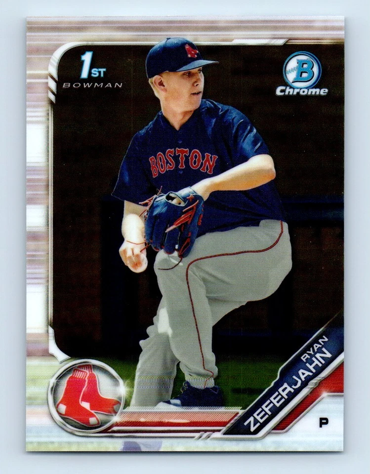 2019 Bowman Chrome Draft Ryan Zeferjahn Boston Red Sox #BDC-16 - Image 1 of 2