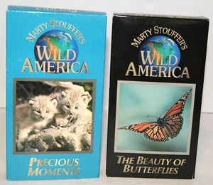 VHS The Beauty of Butterflies & Precious Moments Marty Stouffers Wild America  - Picture 1 of 15