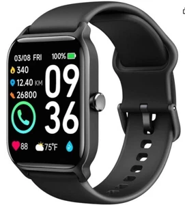 "Reloj inteligente Do Sports Veryfit IDW13 negro Alexa incorporado, impermeable 1,8" - Imagen 1 de 8