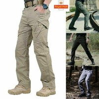 UK Men Waterproof Windproof Outdoor Hiking Combat Trousers Tactical Sports Pants