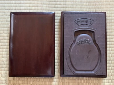 Duan Inkstone Пять благословений у двери Пещера Каллиграфия Камень Tankei Shodo - Изображение 1 из 4