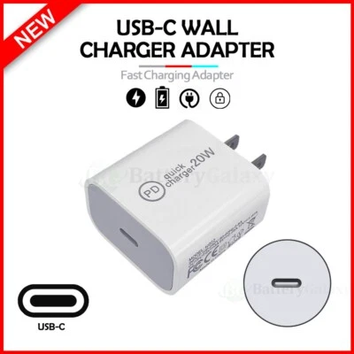 Adaptador Cargador Rápido 20W USB C TIPO C PD para Teléfono Motorola Defy/Edge/Edge+ Foto 1 de 4