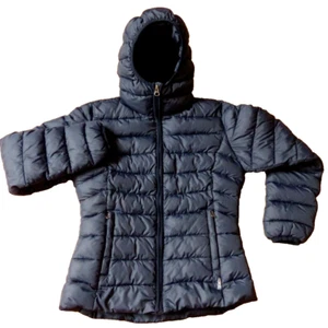 NAPAPIJRI XS 34 ~ leicht wattierte Kapuzen-Steppjacke ~ Navy ~ pflegeleicht - Bild 1 von 13