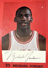 1984 Michael Jordan Rookie Chicago Bulls Uncut Card Sheet Game Night Giveaway. rookie card picture