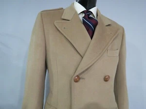 Abrigo polo marrón camel 40 R DE COLECCIÓN DAKS London Union hecho en EE. UU. - Imagen 1 de 8