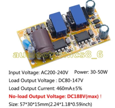 LED Driver 30W 40W 50W 460mA Light Transformer AC200-240V Power Adapter NEW - Bild 1 von 4