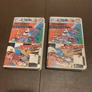MIGHTY HERCULES / SPEED RACER VOLUME 1 1985 (Cinema Kid) 2 cartoons V 1&2 vhs! - Picture 1 of 5