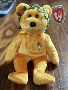 Victory the Bear Ty Beanie Baby - Neu mit Etikett (Bear Internet Exclusive 2004) - Bild 1 von 4