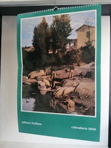 RARO CALENDARIO PITTURA ITALIANA MASENGHINI 13 PAGINE ANNO 1986 - Foto 1 di 2