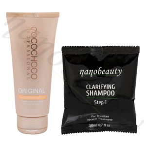 Cocochoco Originale, Kit Lisciante Trattamento Capelli alla Cheratina Brasiliana Blow Dry - Foto 1 di 3