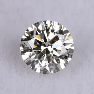 0.25 Ct. Natural Round Cut White E Color Diamond, VVS2 EGL Certified AB-103 - Picture 1 of 6