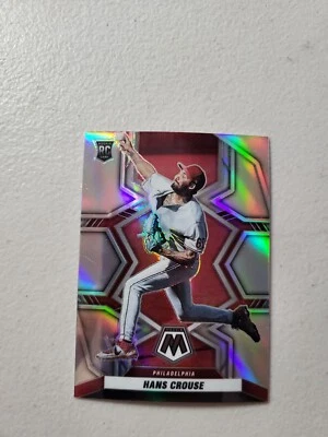 2022 Panini Mosaic Baseball Silver Prizm Hans Crouse #236 Phillies NM - Image 1 of 2