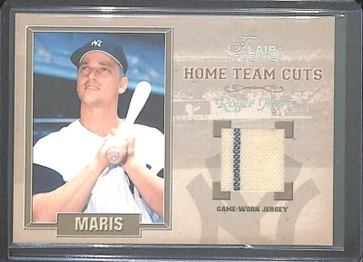 2003 Fleer Flair Greats Home Team Cuts Relic Roger Maris - Image 1 of 2