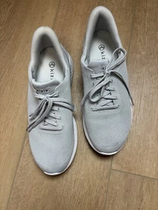 Kizik Athens Hands Free Athletic Slip On Grey Knit Shoes Men’s sz 12 - Picture 1 of 9