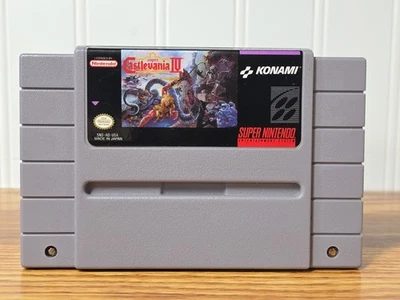 Super Castlevania IV 4 SNES Super Nintendo Entertainment System Authentic Tested - Image 1 of 4