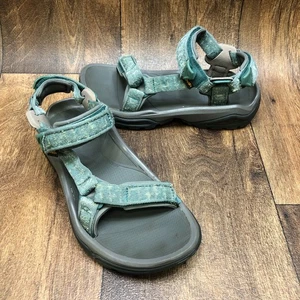 TEVA Women's Terra Fi 4 Sport Sandal Rocio North Atlantic Green Gray US 8.5 US - Picture 1 of 9