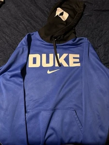 Nike Herren Duke University Blue Devils Hoodie Sweatshirt Medium, Therma Fit - Bild 1 von 3