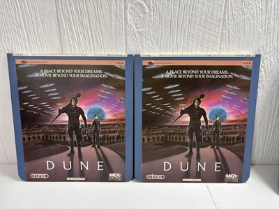 Dune CED Video Disc Vintage 1984 David Lynch Kyle MacLachlan Untested Set Of 2 - Image 1 of 4