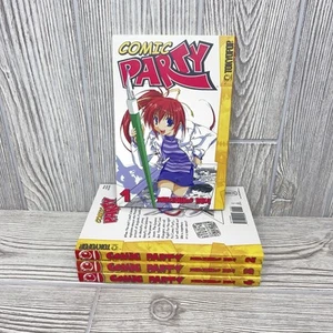 Comic Party Manga Band 1-4 Englisch Sekihiko Inui Tokyopop Erstdruck *LESEN - Bild 1 von 10