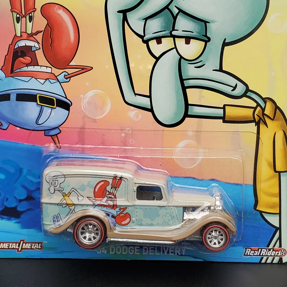 Hot Wheels Spongebob Squarepants ‘34 Dodge Delivery RealRiders - Image 1 of 2