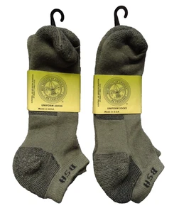 NEW BSA L 10-13 Low Cut Boy Scouts of America Sensura Uniform Socks Made in USA - Picture 1 of 7