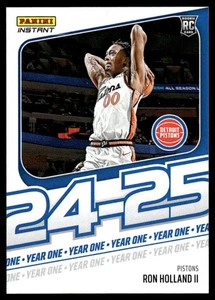 Pistones Ron Holland II 2024-25 Panini Instantáneo Año Uno #YO-5 RC/613 - Imagen 1 de 2