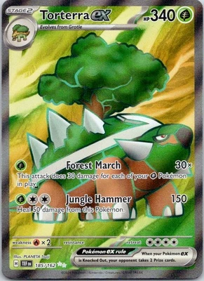 Torterra ex Holo Ultra Rare SV05: Temporal Forces 185/162 NM - Image 1 of 2