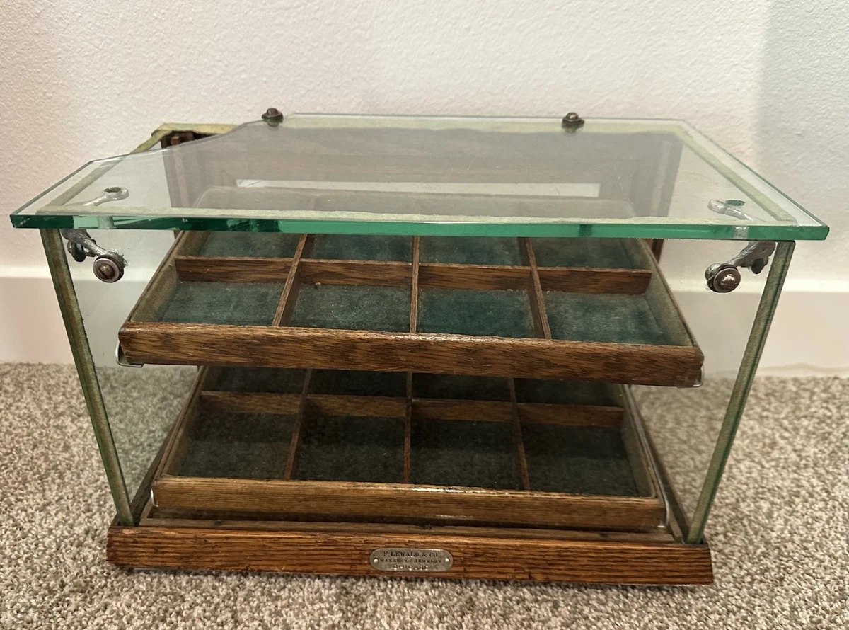 その他 Antique glass case Antique Mercantile Display Cases for sale | eBay